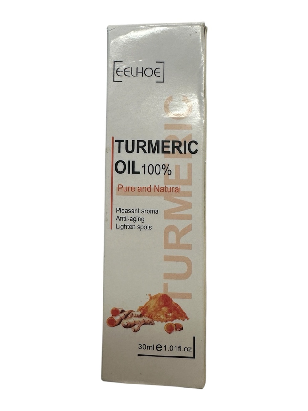 EELHOE Turmeric Oil 100% - Natural Turmeric Oil (Orange, White)